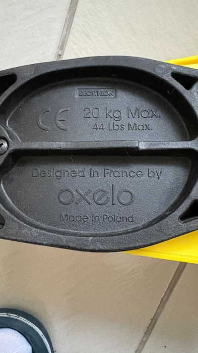 Детска тротинетка Oxelo с 3 колела, B1, жълта