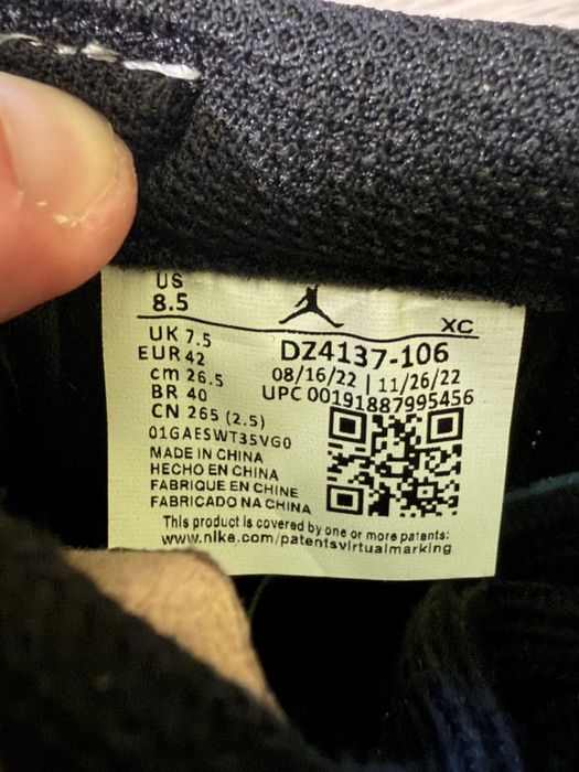 Air jordan 1 Low SP "Olive"