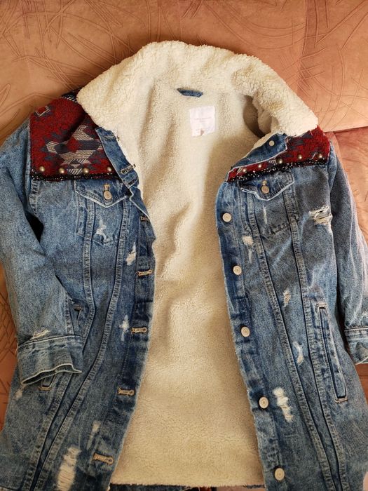 Zara Зимно яке с каракул