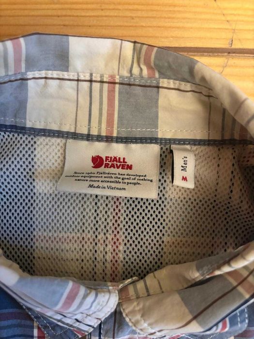 Fjällräven cămașă outdoor/trekking M – 60% bumbac, 40% Lyocell, ventilată