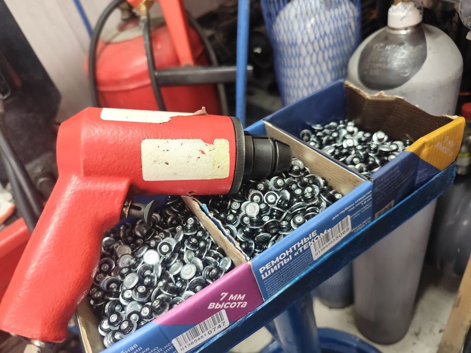 Дошиповка Ошиповка шин шиповка ремонтные шипы теком оригинал 6 7 8 9 1