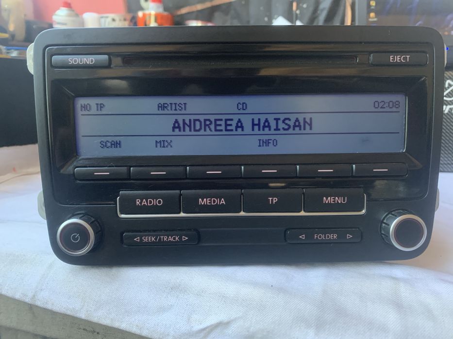 Radio cd, Mp3,AUX,Bluetouth RCD 310 Volkswagen, Skoda