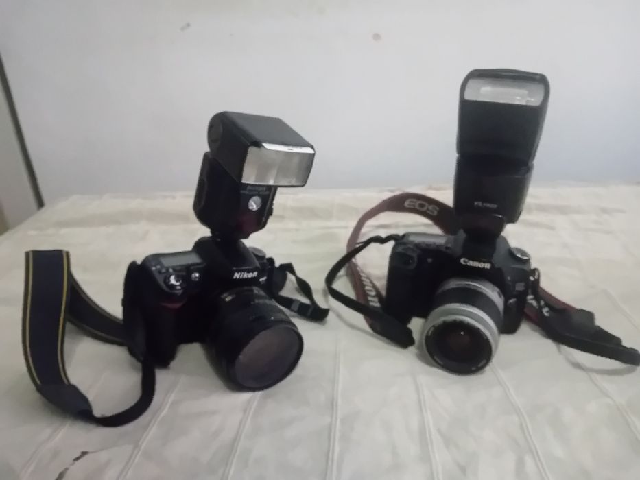 Canon 30D si Nikon d80