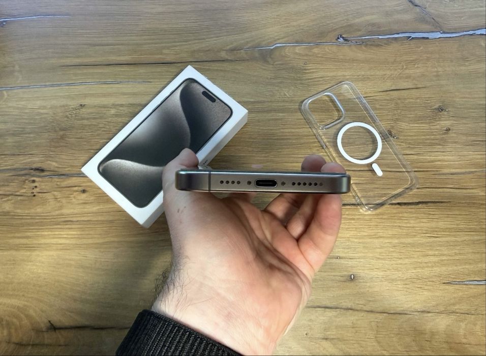 iPhone 15 pro max, 1tb, 100%