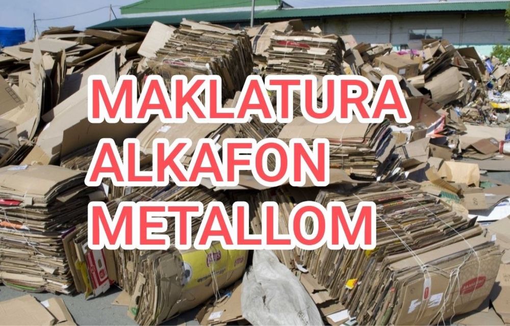 Metallom maklatura plasmassa plastik alkafon alkapon olamiz