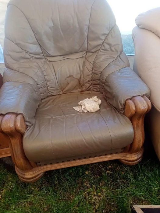 Фотьойл от естествена кожа