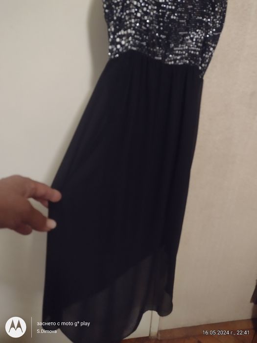 Черна Официална рокля за специални случаи!