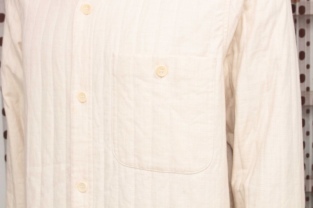 COS оригинално мъжко яке тип риза бежово подплатено М