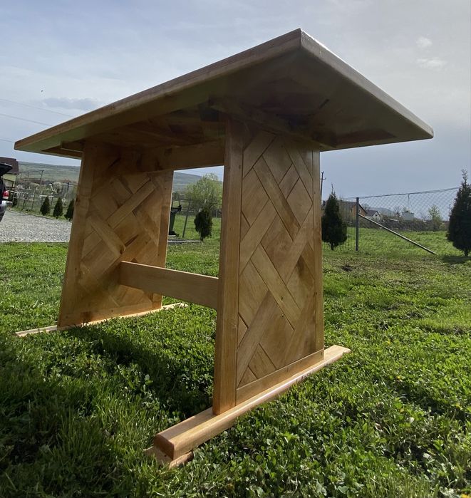 Masa terasa lemn masiv (stil Versailles)