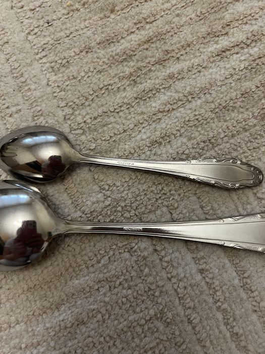 Tacamuri masa inox, alpaca, vintage