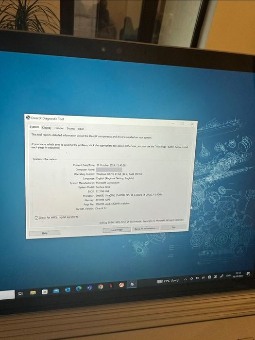 Microsoft Surface Book i7
