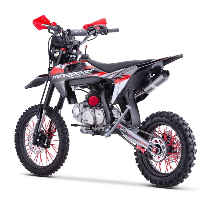 Motocicleta cross 125cc Mini Rocket DT 17/14" 4T benzina negru