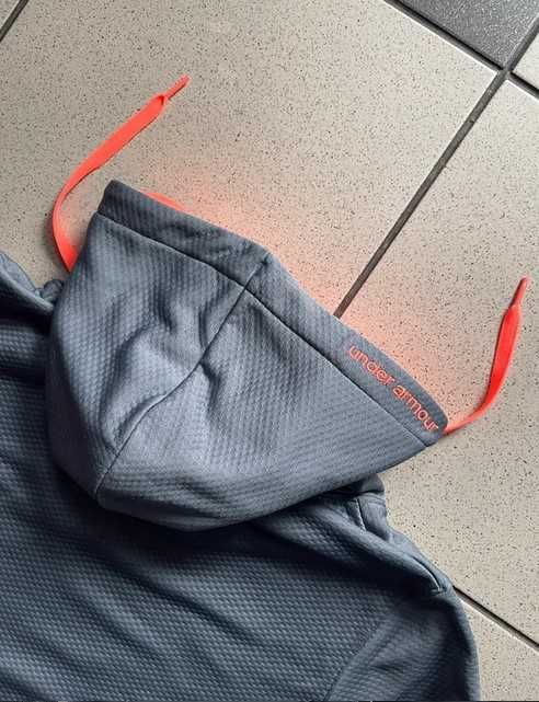 Hanorac dama Under Armour LG/G/G. Gri cu portocaliu. IMPECABIL
