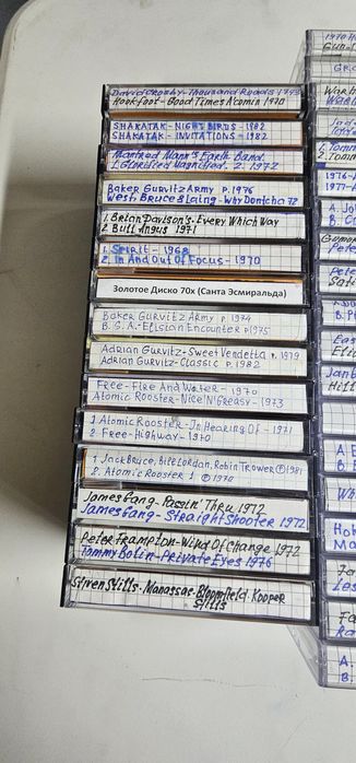 Аудиокассеты с записью