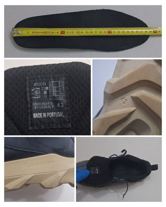 Ghete ECCO MX, pantofi impermeabili outdoor piele Nubuck, nr. 43 EU