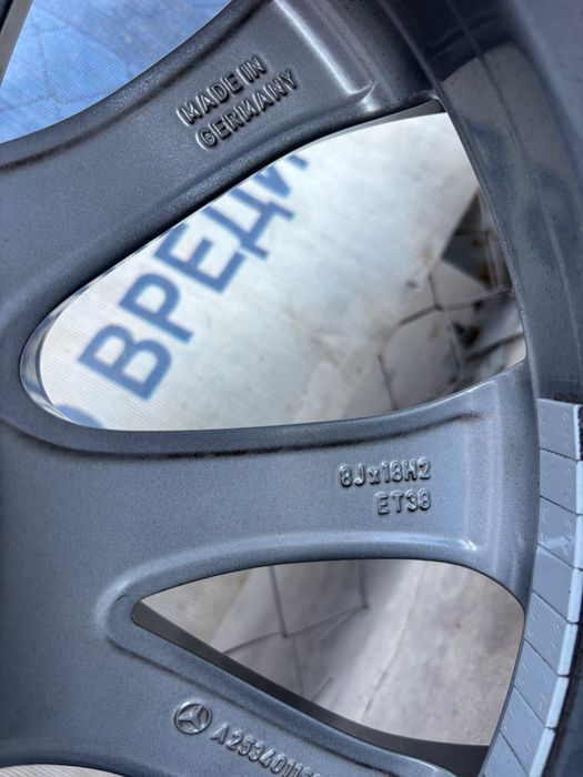ОРИГИНАЛНИ джанти 18 ' цола 5x112 MERCEDES BENZ / Мерцедес 8J ET38 + датчици