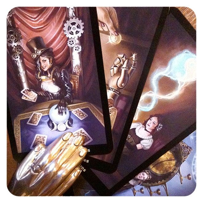 Set carti de TAROT SF Arta Steampunk ORIGINAL,ed lim LUX fmare-SIGILAT