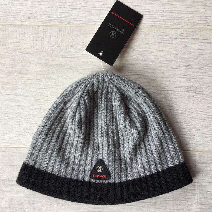 НОВА унисекс вълнена сива зимна шапка BOGNER Fire + Ice от Германия