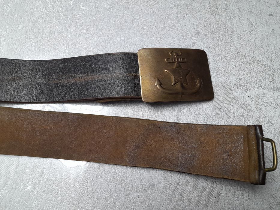 Ремень вмф ссср, кожаный