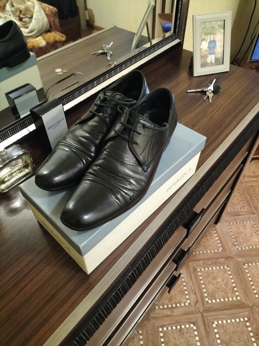 Продам туфли, кожа оригинал настоящие Braska .