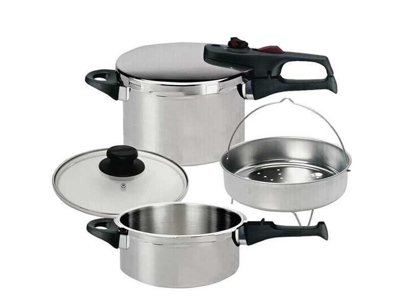 НОВИ! Комплект тенджери под налягане 6л и 3л ELO Praktika Plus Germany