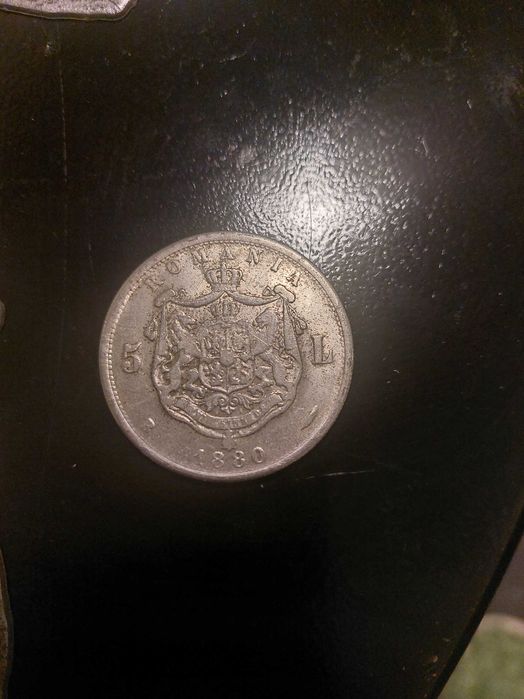 Moneda carol domnul romaniei anul 1880 moneda
