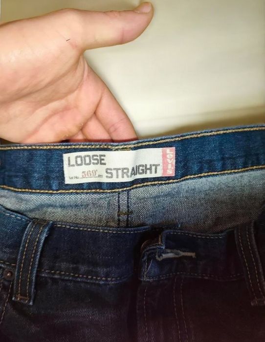 Levis oversized сини дънки