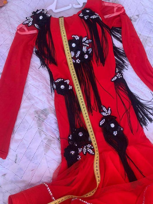 рокля за спортни танци-латина