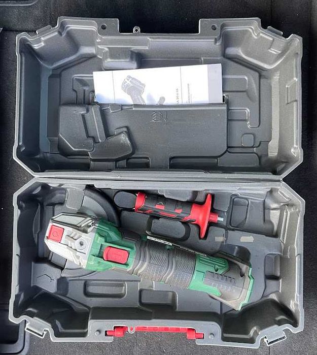 Акумулаторни ъглошлайфи Parkside 20V Зелен и Черен Perfomance Ф125мм