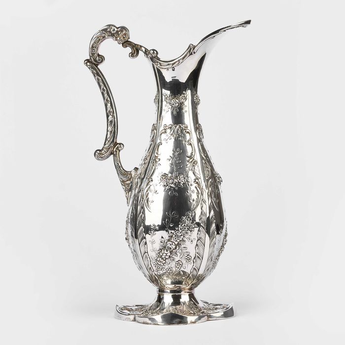Carafa din argint 925,pt vin sau apa-Madrid Spania 800 ml-argintart.ro
