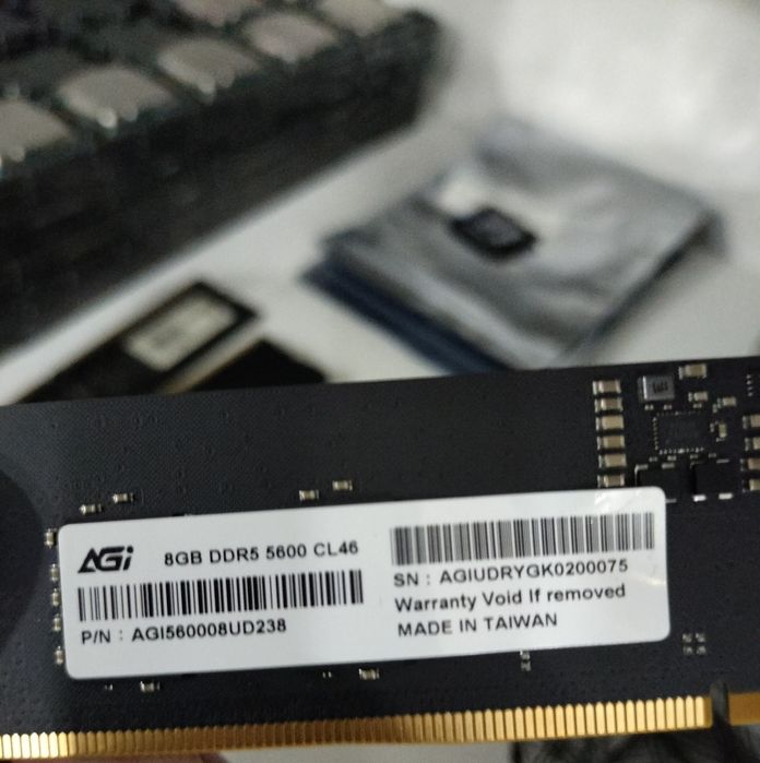 оперативной памяти AGI DDR5 8GB 5600MHz