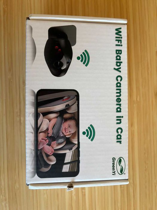 Камера за наблюдение на дете в кола GreenYi HD 720WiFi iPhone/Android