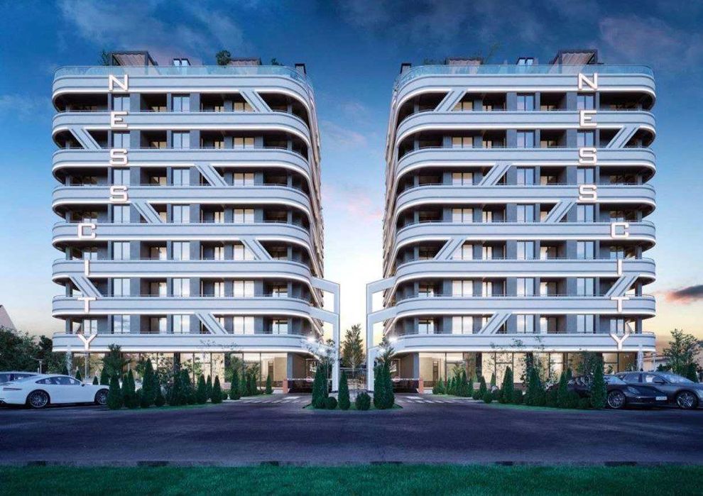 Ness Sity Новостройка Ор-р Сергели мост 2/10/16 Площадь 56 кв.м²+10 м2