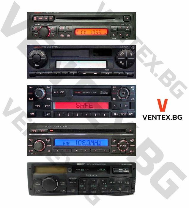 WEFA чейнджър Bluetooth за Seat Ibiza, Leon, Toledo от 1996 до 2007 г.
