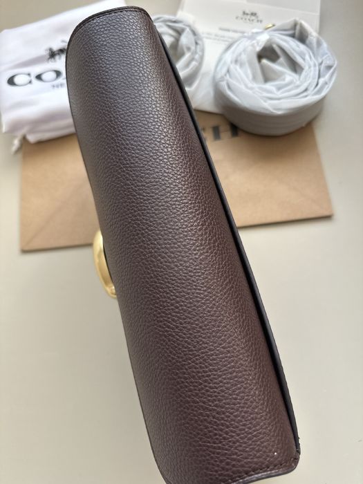 Дамска чанта Coach Tabby Shoulder Bag 26 в кафяв цвят
