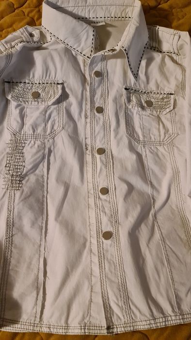 Рубашка-батник школьная на 9-11 лет