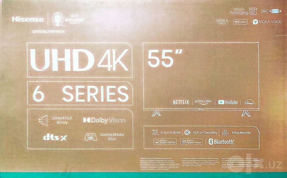 TV Hisense-UHD-Smart-55-Inch-Size