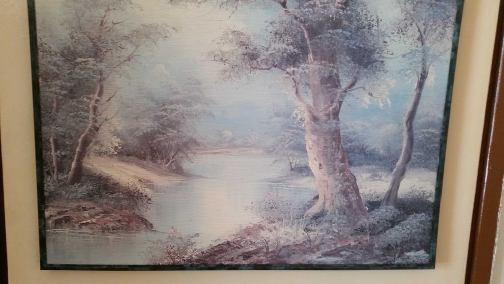 Красива, много голяма картина в хубава рамка.