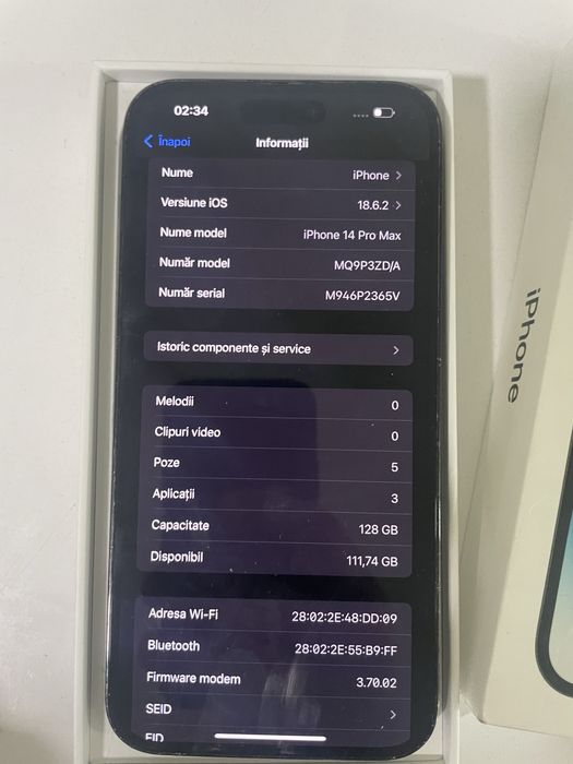 Iphone 14 pro max baterie 100%