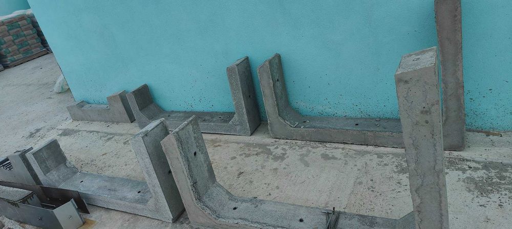 suport panuri fotovoltaice din beton nou