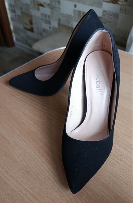 Туфли новые, замша мокрая