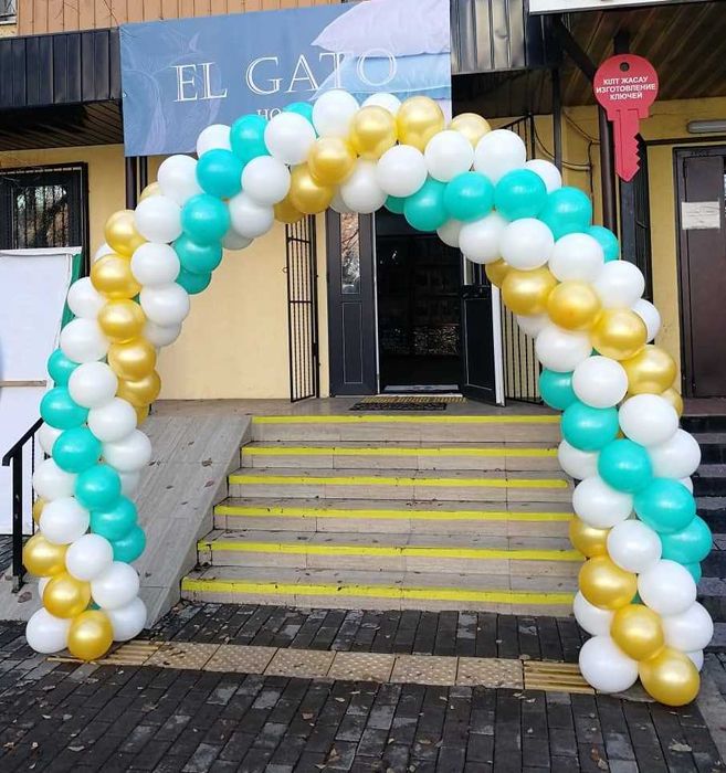 Арка из шаров на открытие