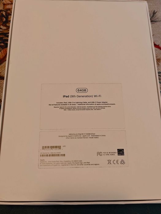 iPad 9 th Gen 64G WiFi Silver