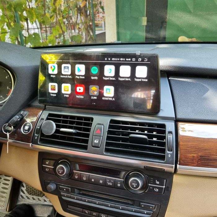 Navigatie android 8GB BMW X5 X6 Carplay Waze YouTube