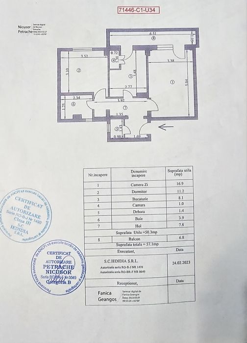 Apartament 2 camere progresul