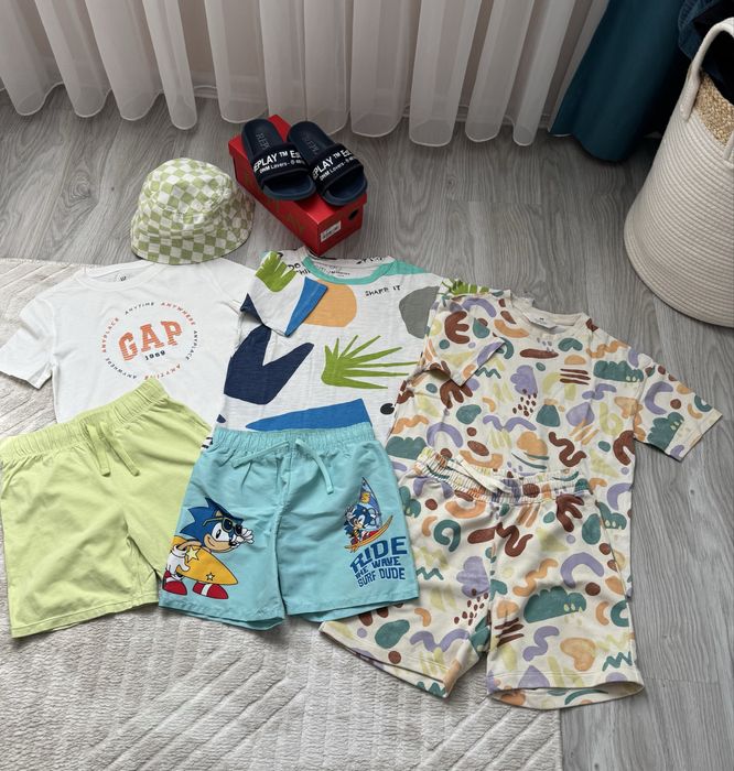 Летен лот за момче 6г+ чехли Replay