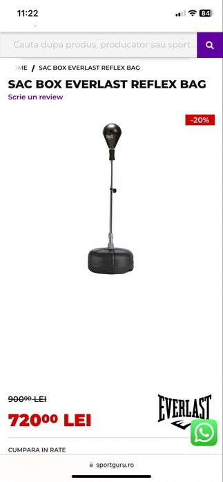 Sac de box reflex bag