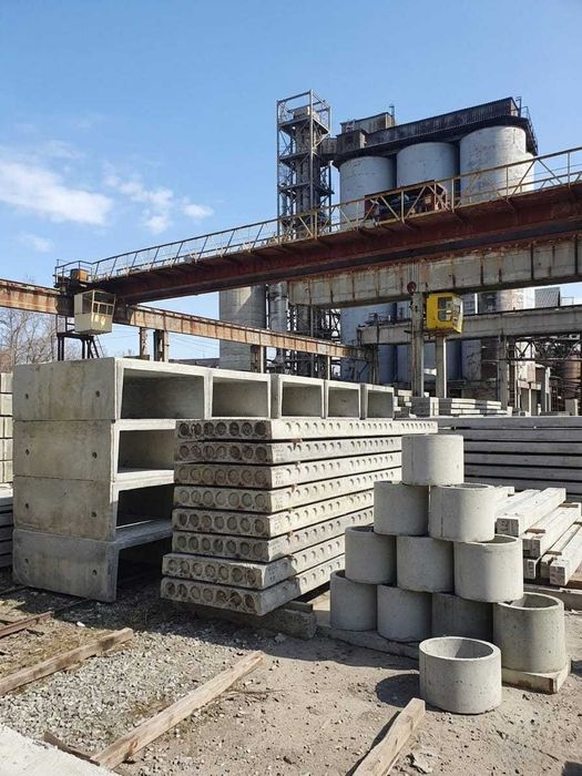 Блоки ФБС, Плиты, Кольца, Столбы (стойки ж/б), Лотки