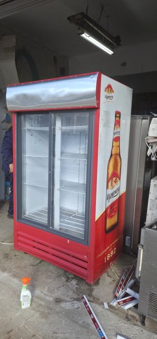 Двойна хладилна витрина – 2.05м / 1.20м – 12 месеца гаранция