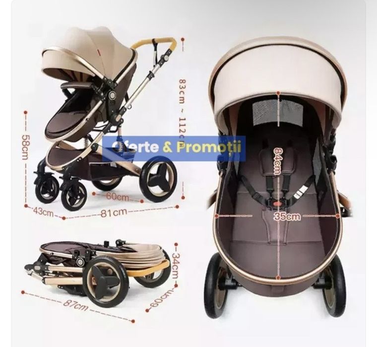 Vand carut 1 saptamana folosita fara zgarieturi pebtru mai multe detal